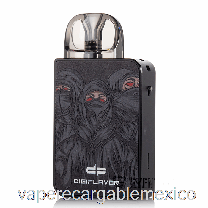 Vape Recargable Digiflavor Digi-u Pod System Ninja Oscuro